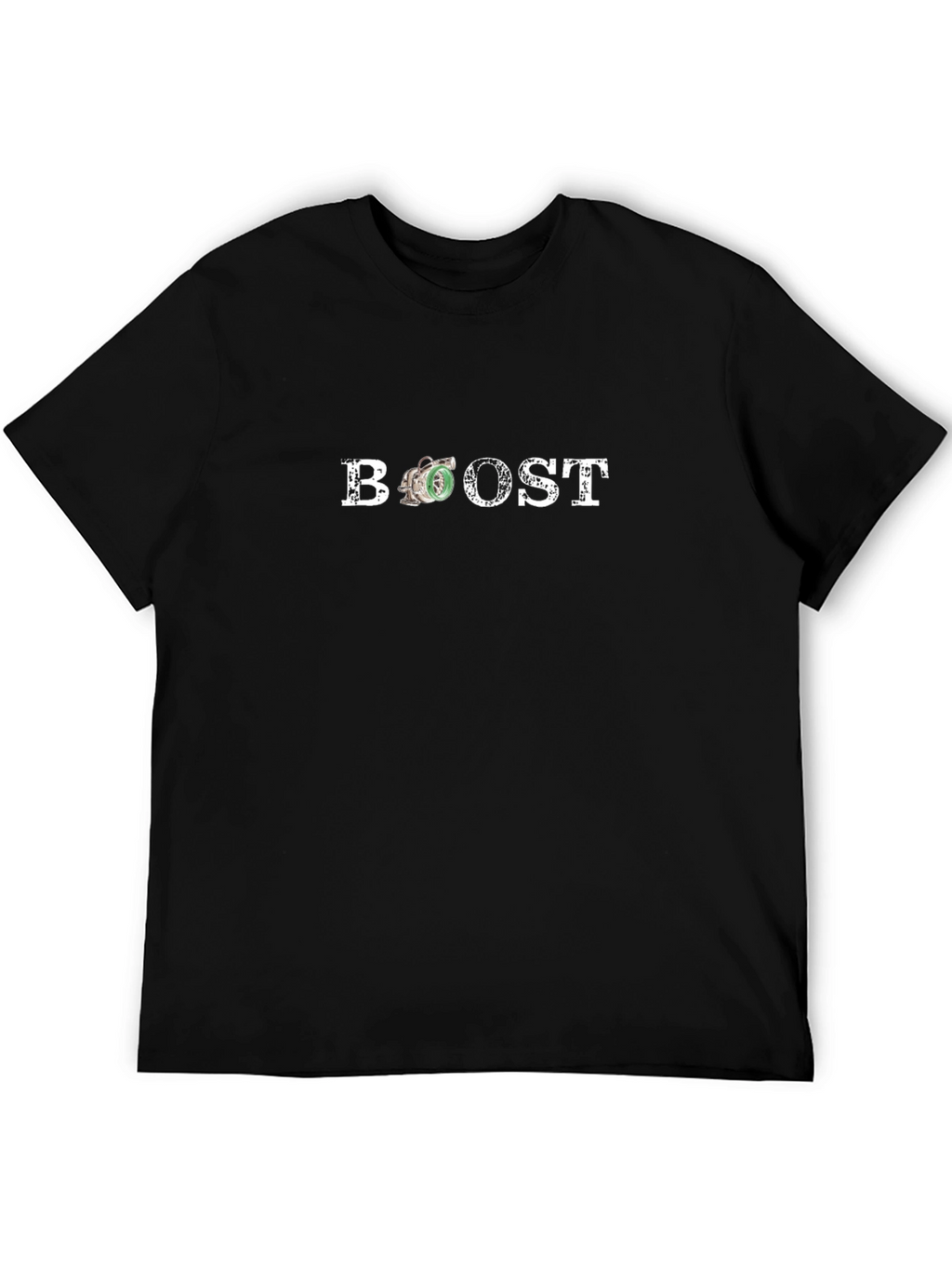 Boost Turbo Graphic Tee - Mens Black Cotton T-Shirt