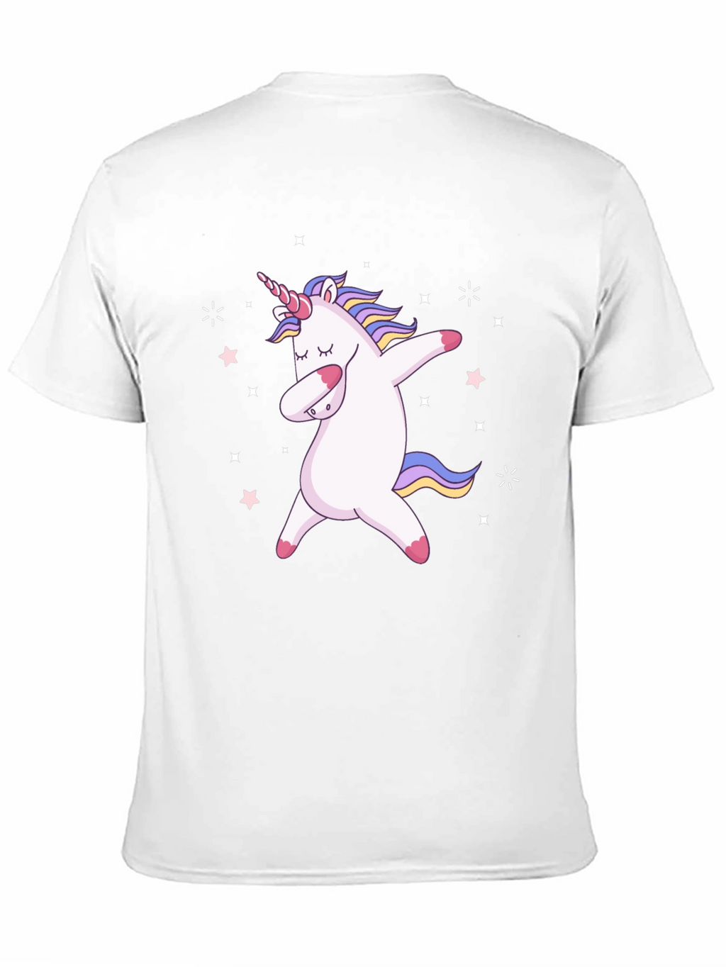 Dabbing Unicorn Black Graphic Tee