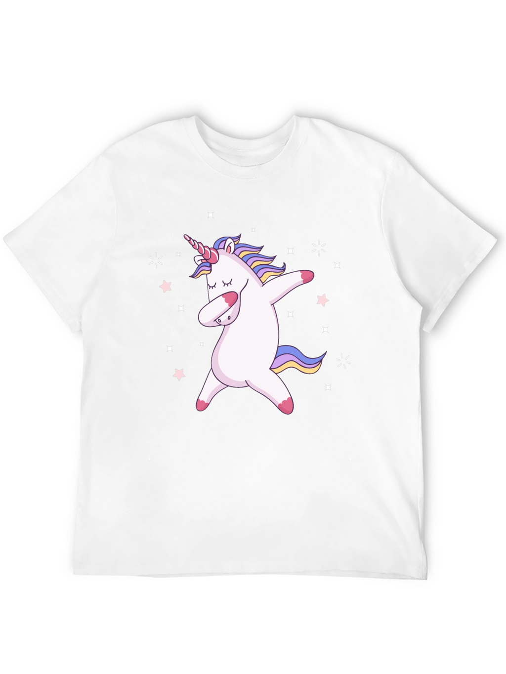 Dabbing Unicorn Black Graphic Tee