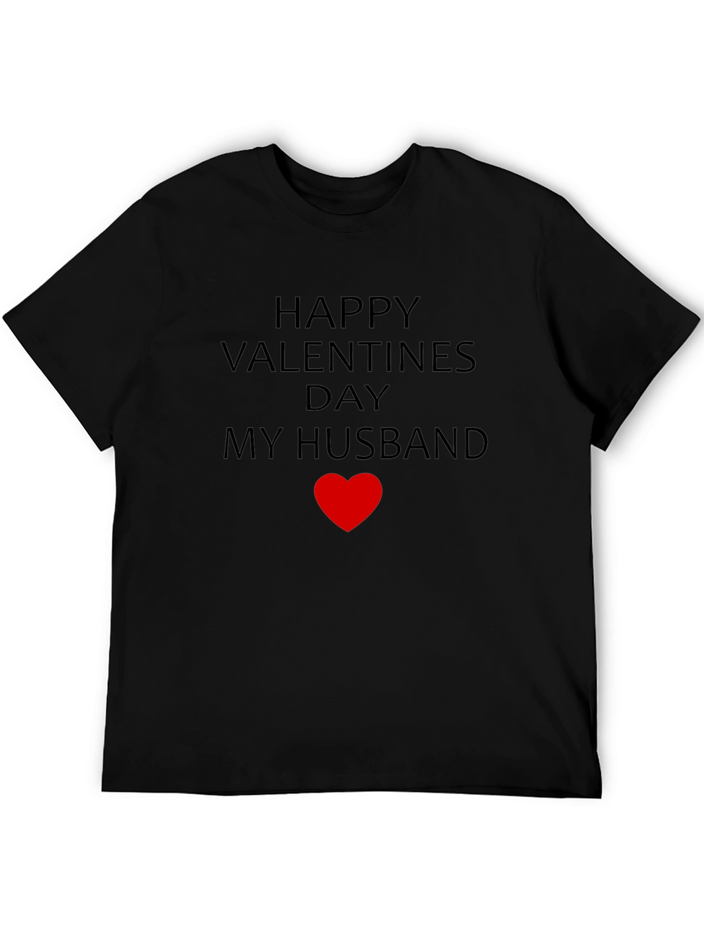 Husband Valentines Day T-Shirt - Heart Design