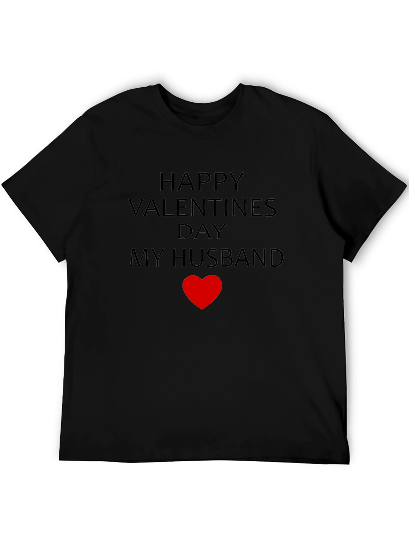 Husband Valentines Day T-Shirt - Heart Design