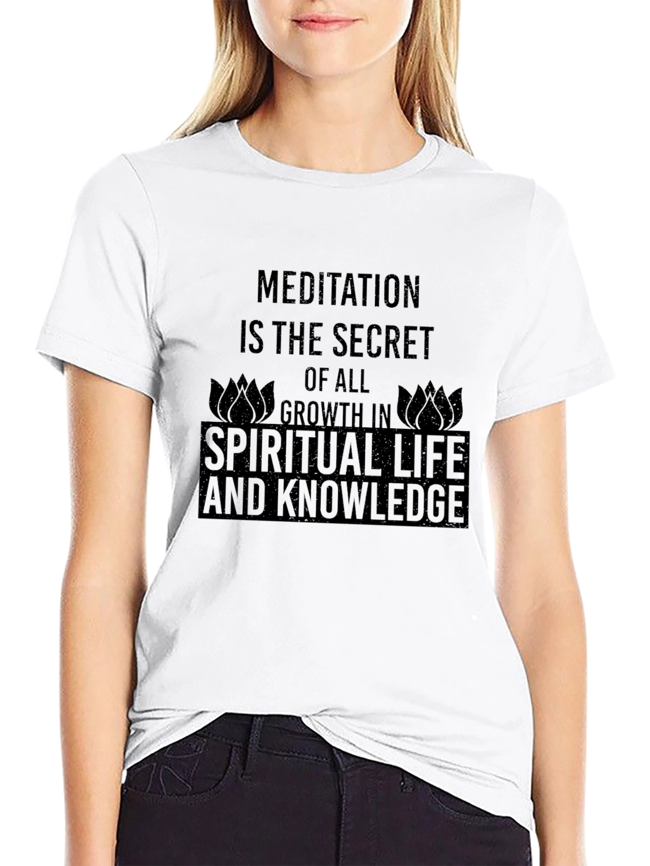 Spiritual Growth Black T-Shirt