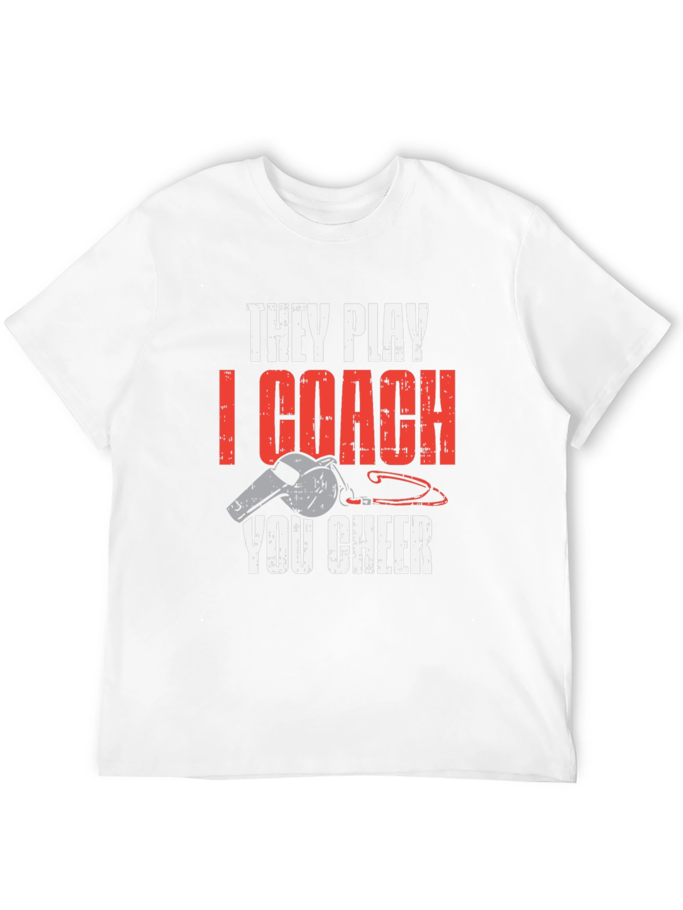 They Play I Coach You Cheer T-Shirt