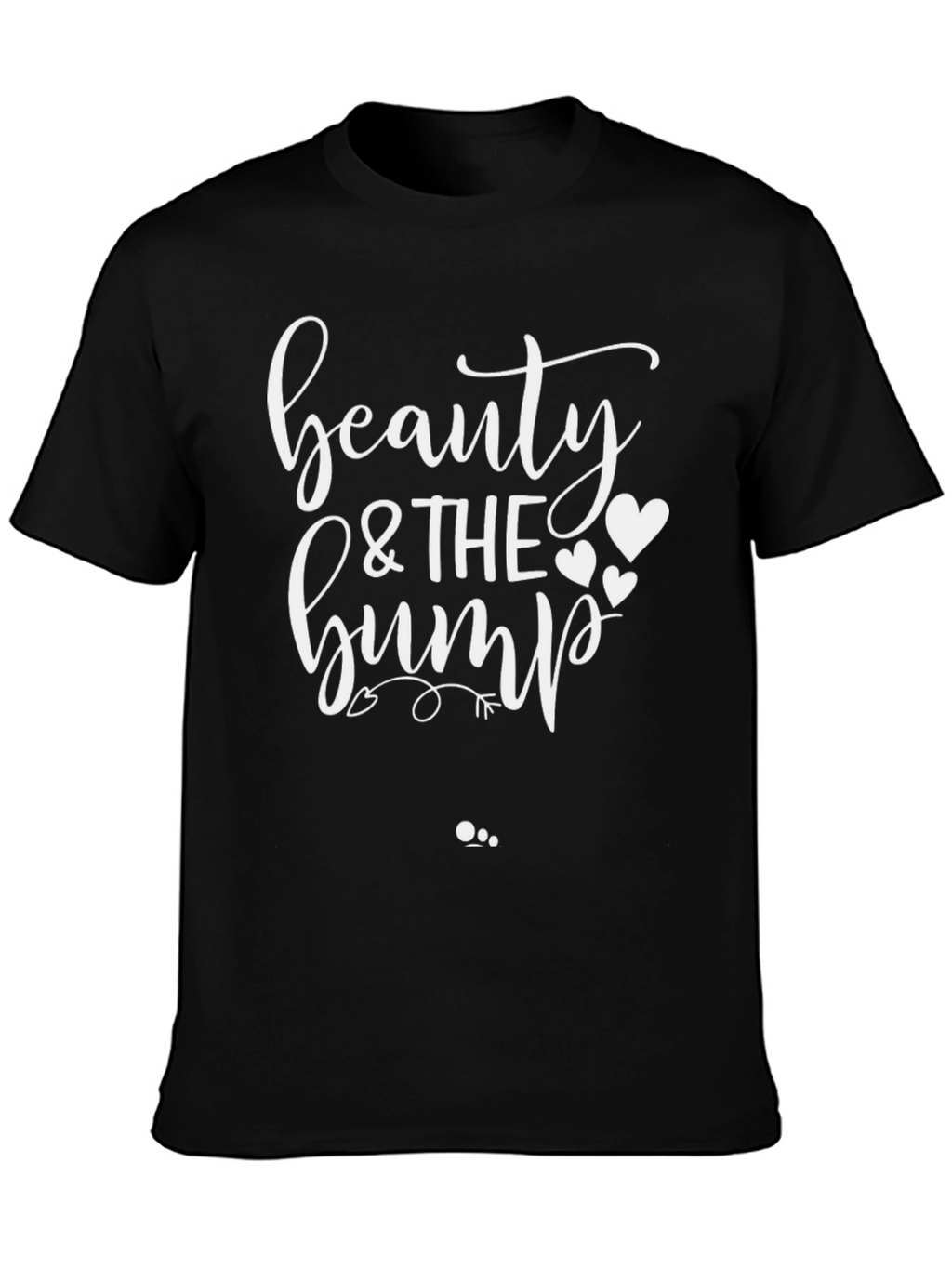 Beauty & The Bump Maternity Tee - Stylish Mom-to-Be