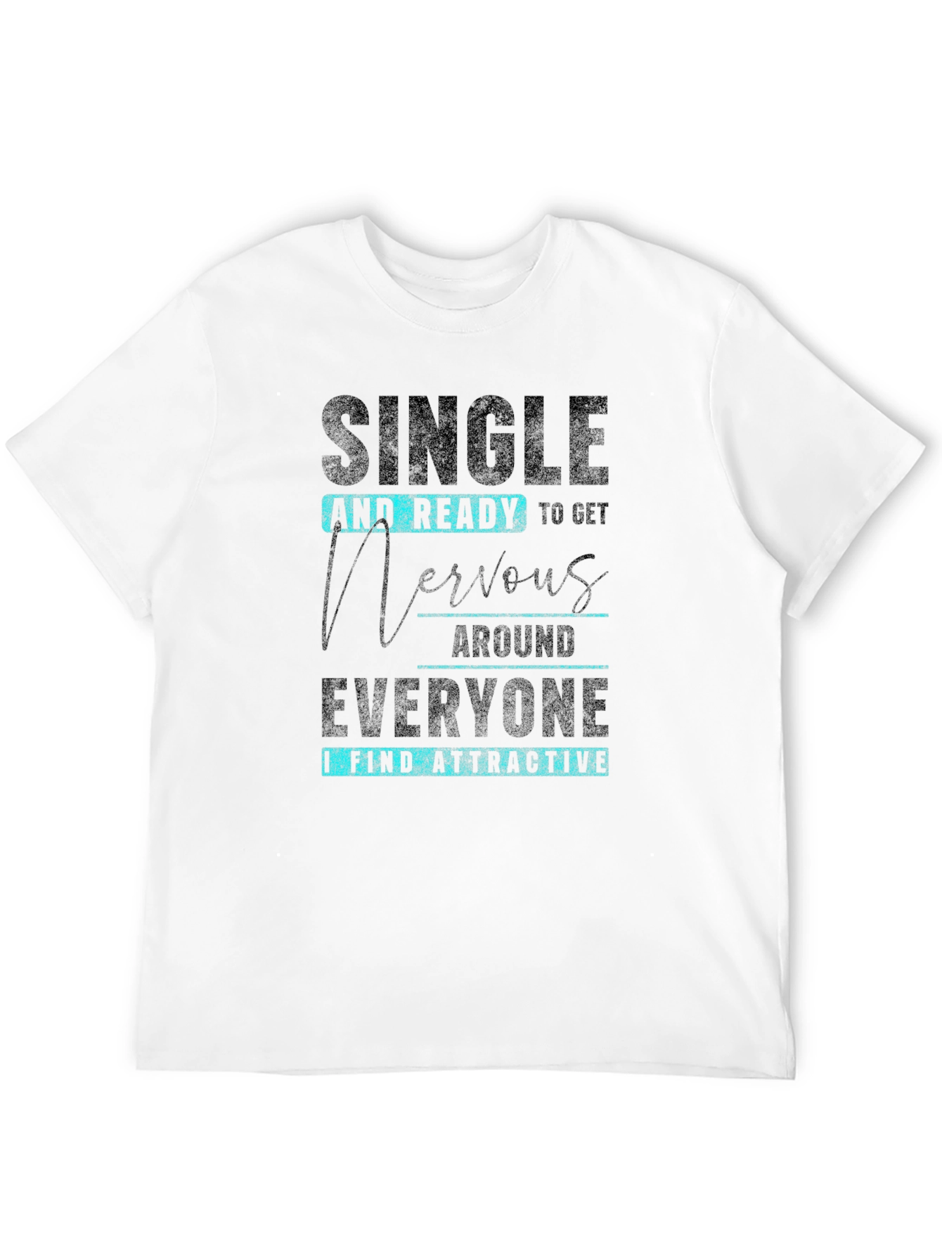 Single & Ready Graphic T-Shirt - Black