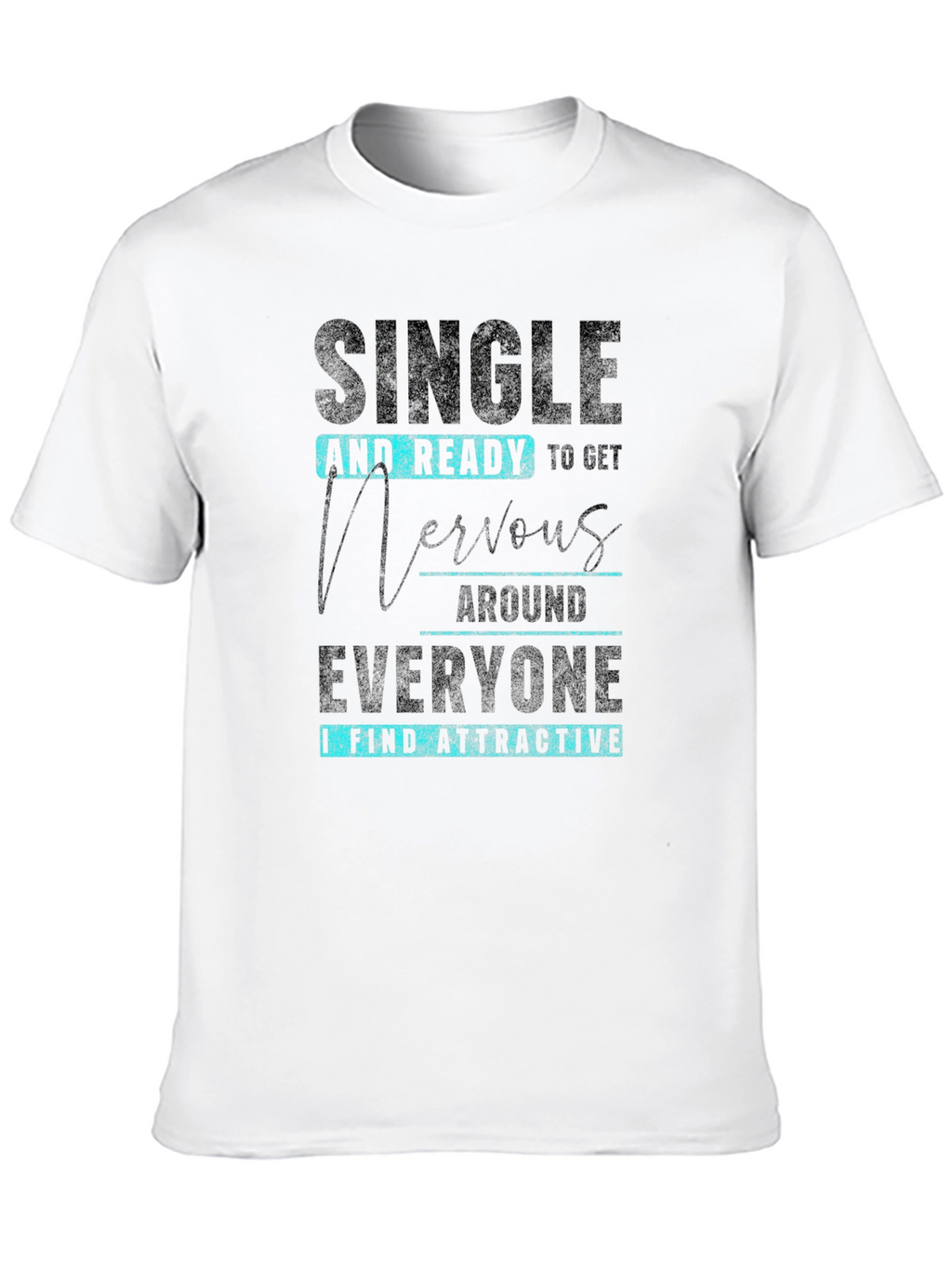 Single & Ready Graphic T-Shirt - Black