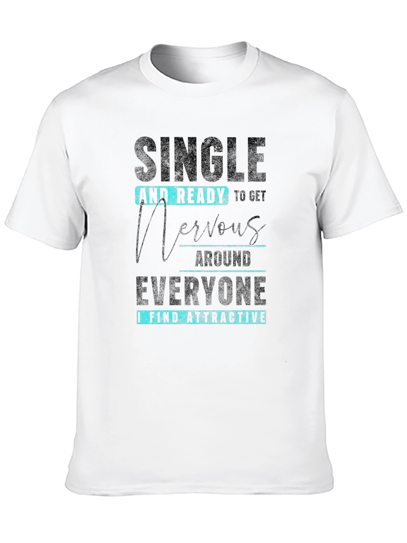 Single & Ready Graphic T-Shirt - Black