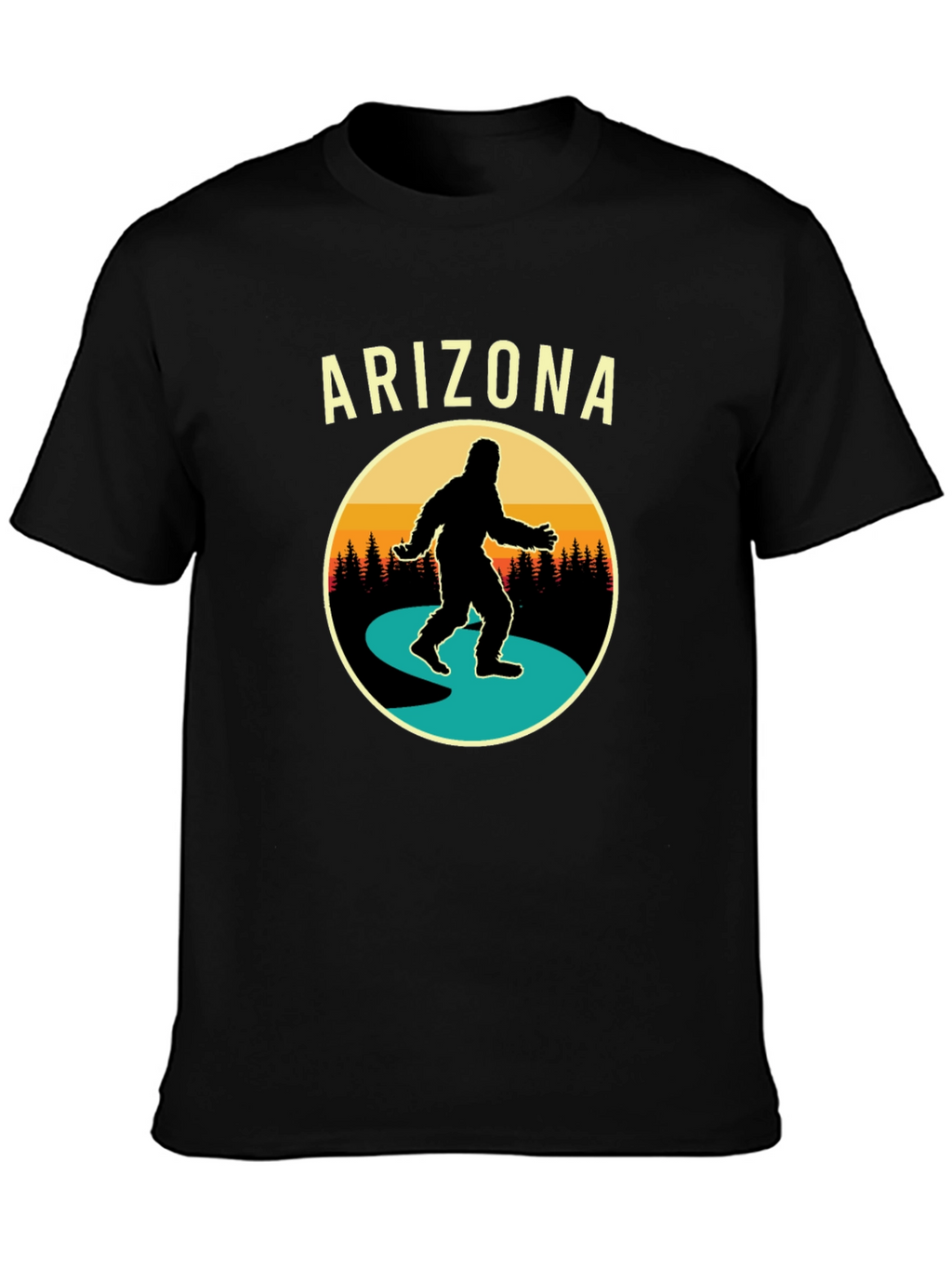 Arizona Bigfoot T-Shirt - Retro Sasquatch Tee