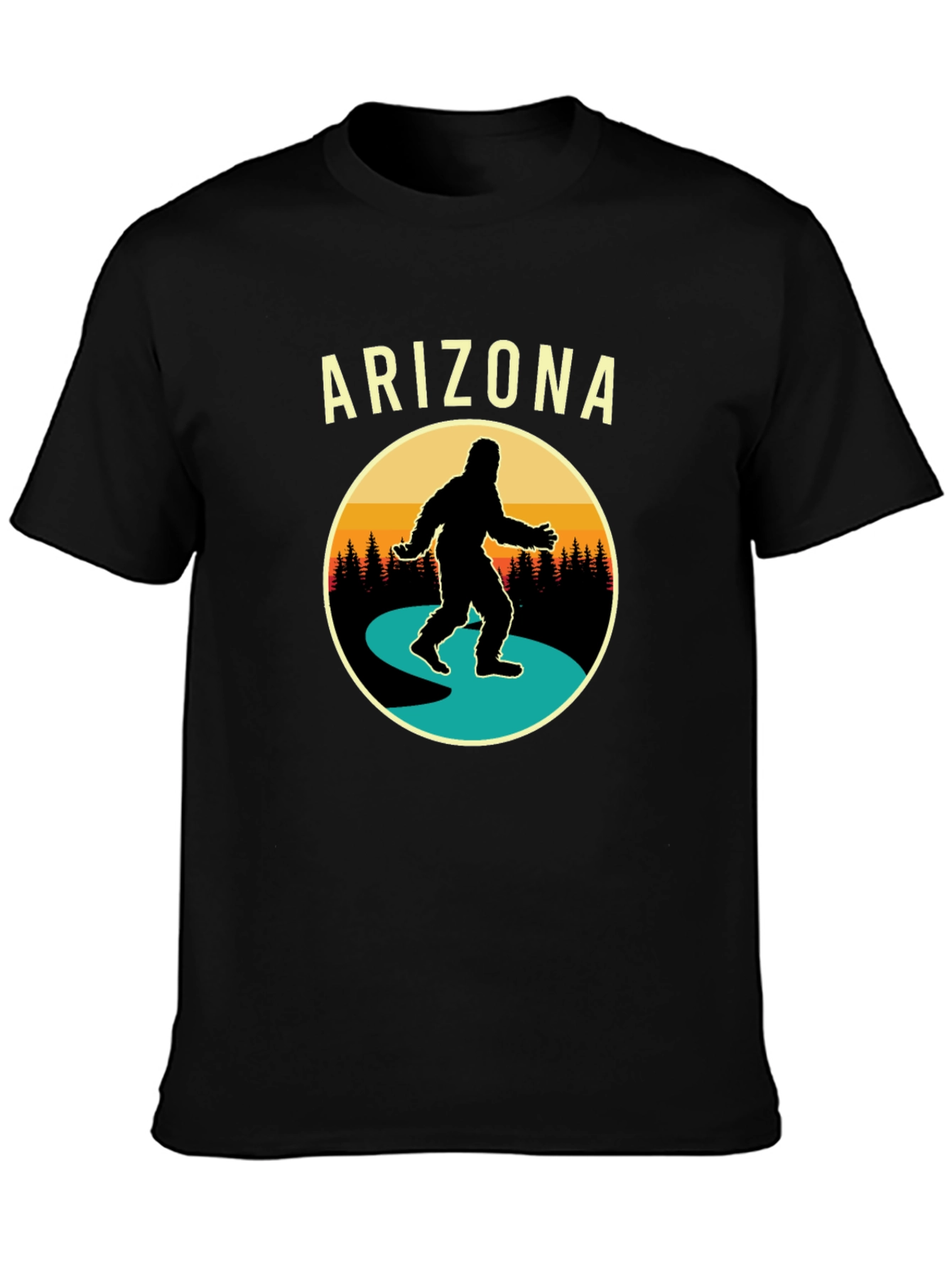 Arizona Bigfoot T-Shirt - Retro Sasquatch Tee
