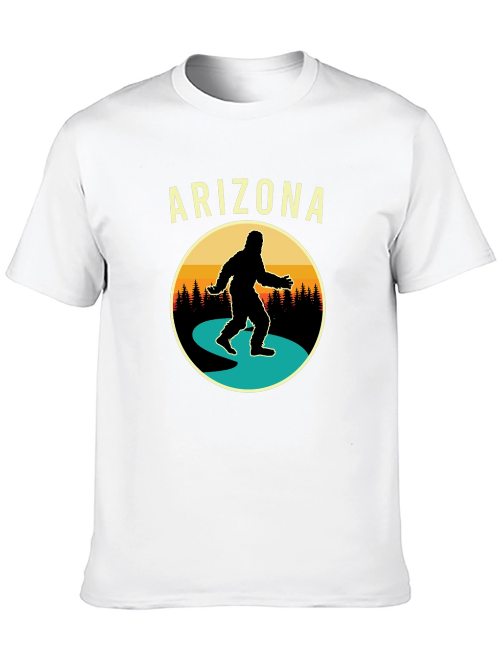 Arizona Bigfoot T-Shirt - Retro Sasquatch Tee