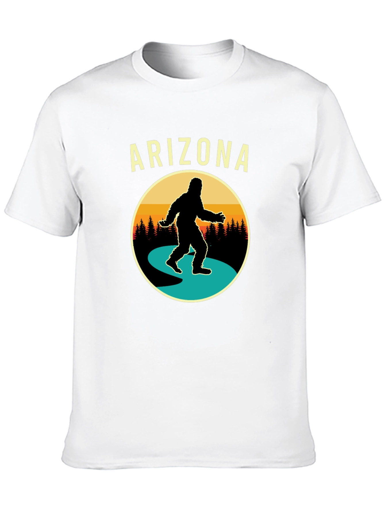 Arizona Bigfoot T-Shirt - Retro Sasquatch Tee