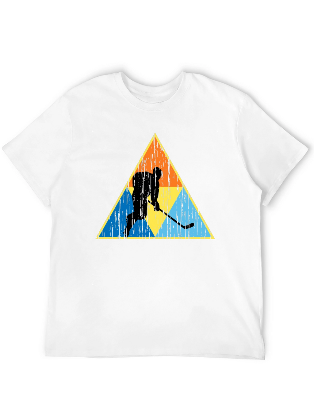 Retro Hockey Player Graphic Tee
