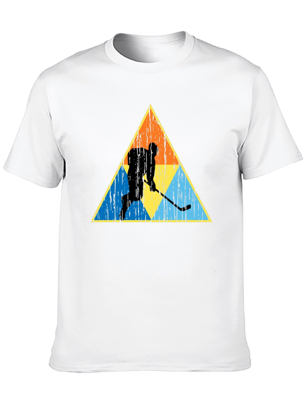 Retro Hockey Player Graphic Tee