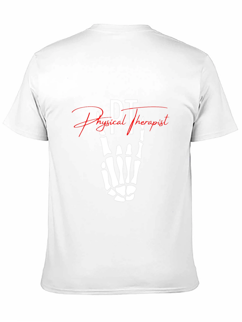 PT Physical Therapist Skeleton Hand T-Shirt