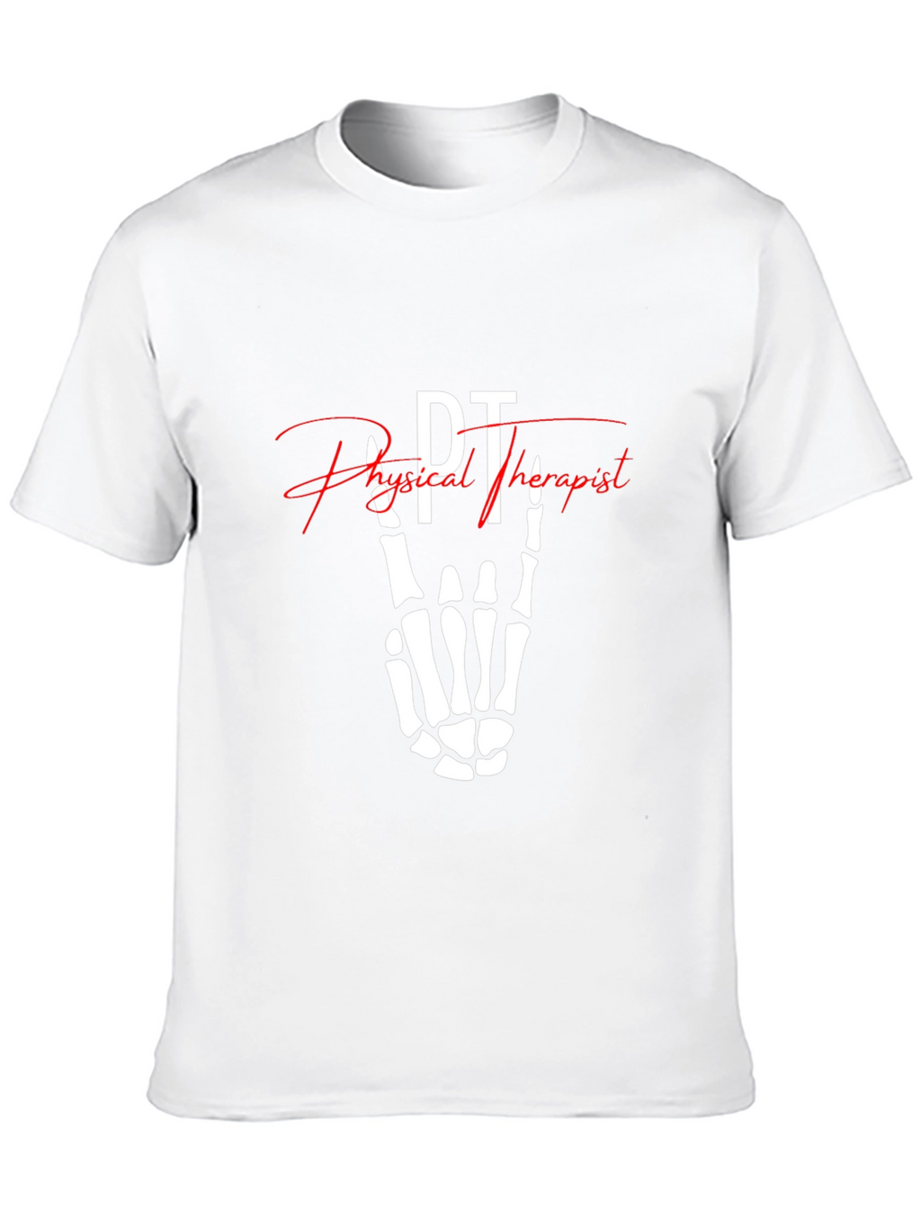 PT Physical Therapist Skeleton Hand T-Shirt