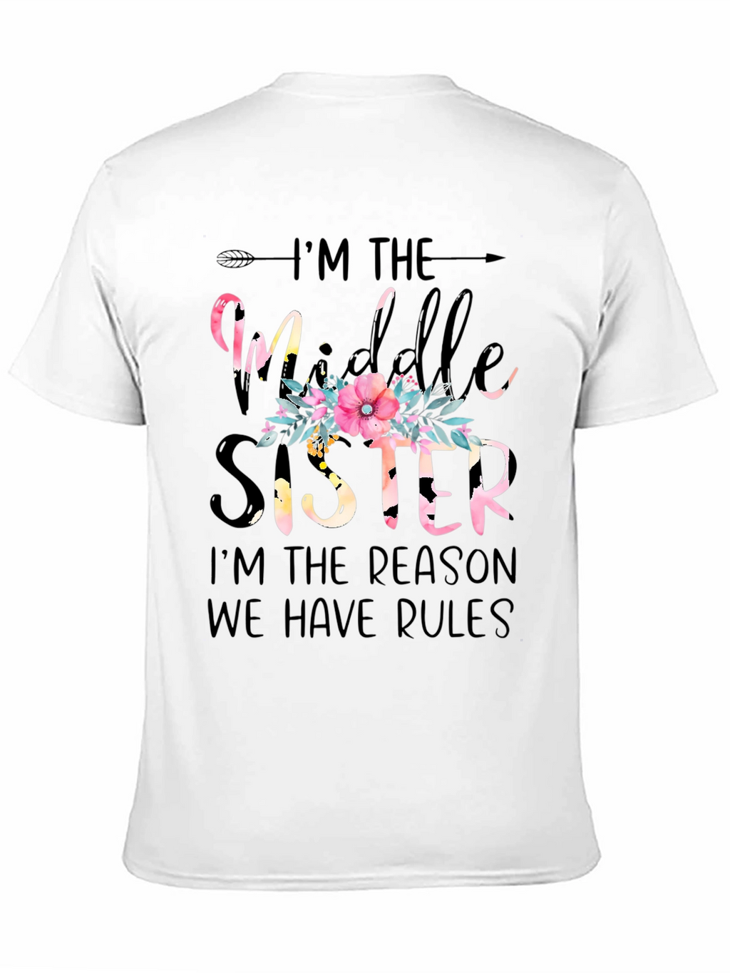 Middle Sister Floral Graphic Tee