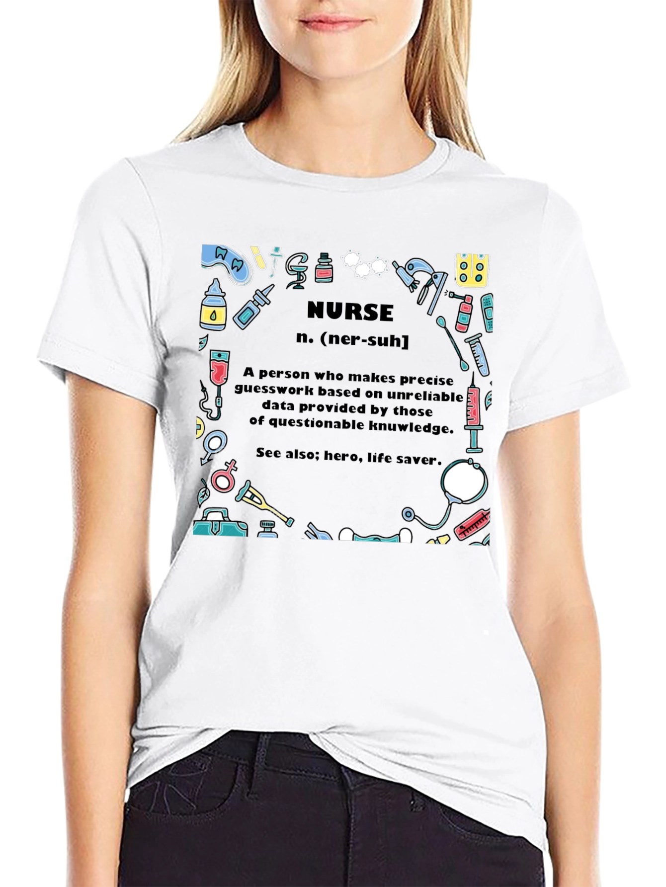 Nurse Definition Graphic T-Shirt