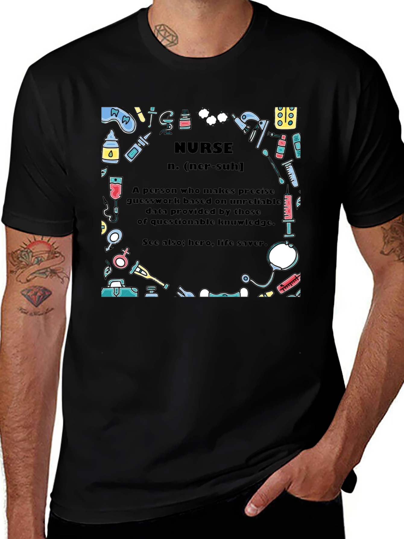 Nurse Definition Graphic T-Shirt