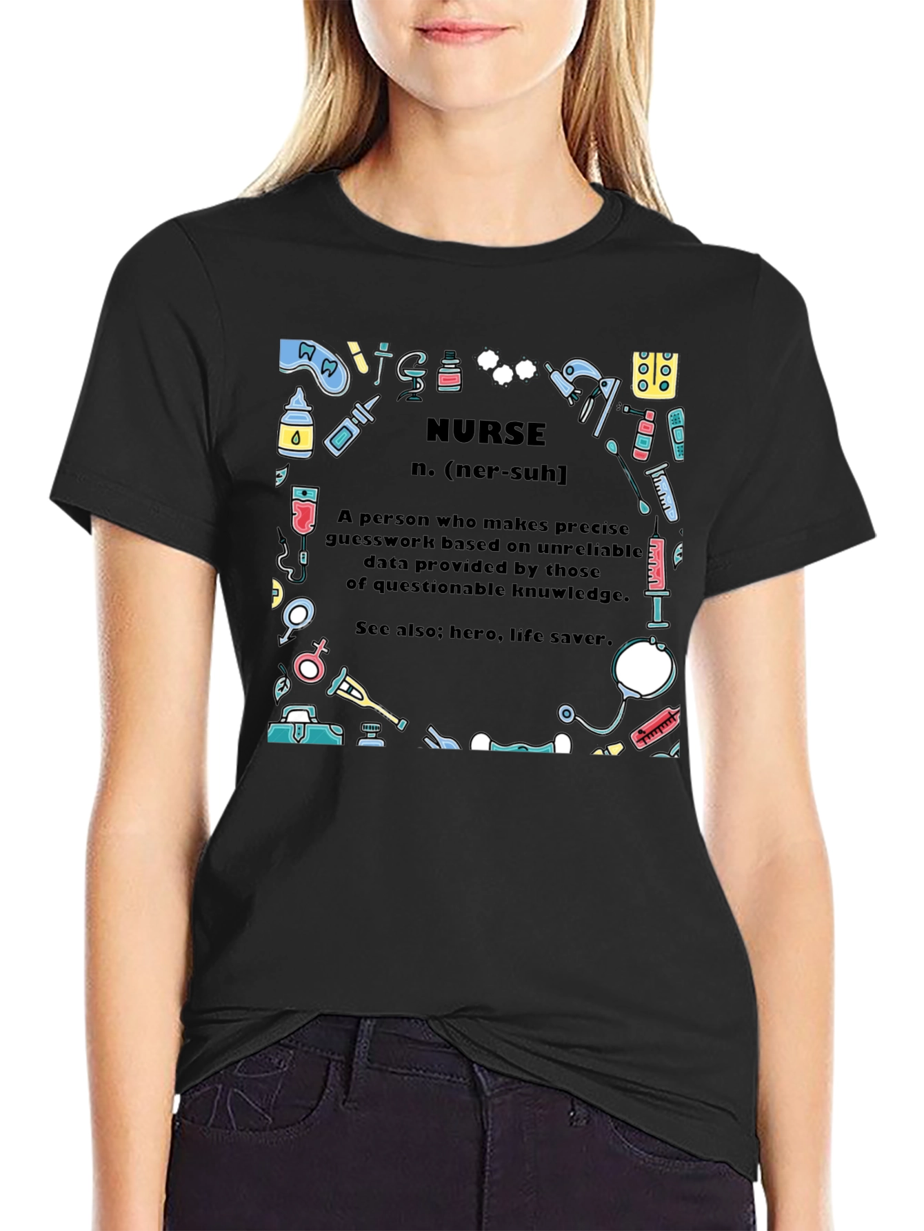 Nurse Definition Graphic T-Shirt