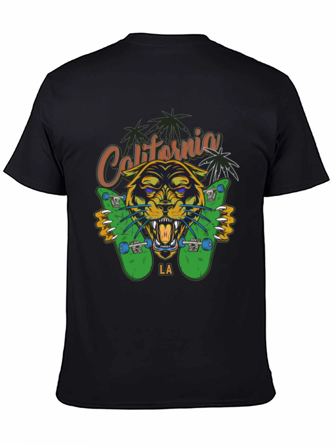 California LA Panther Skateboard T-Shirt