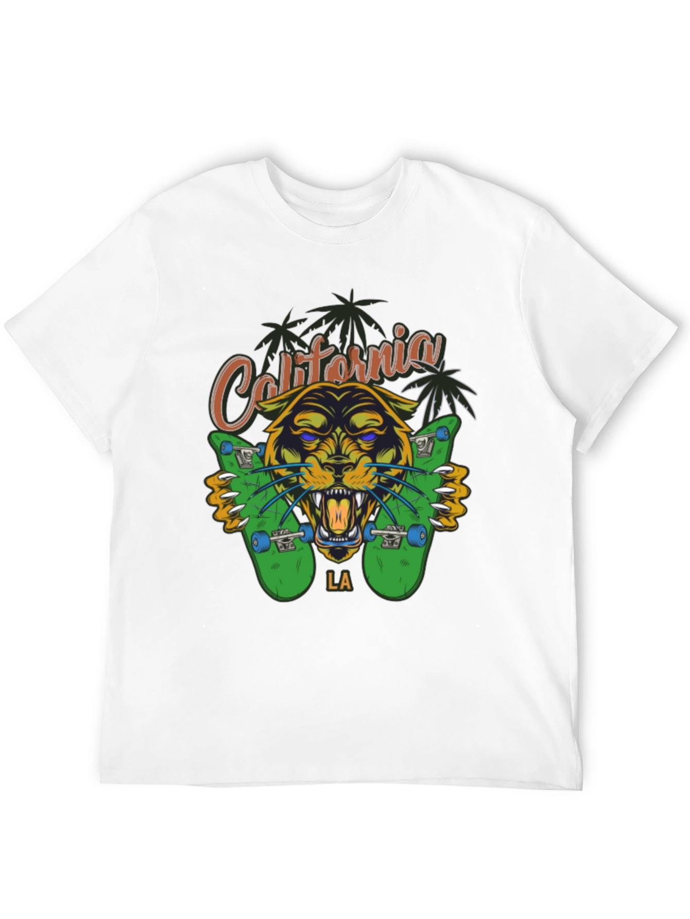 California LA Panther Skateboard T-Shirt