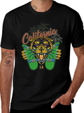 California LA Panther Skateboard T-Shirt