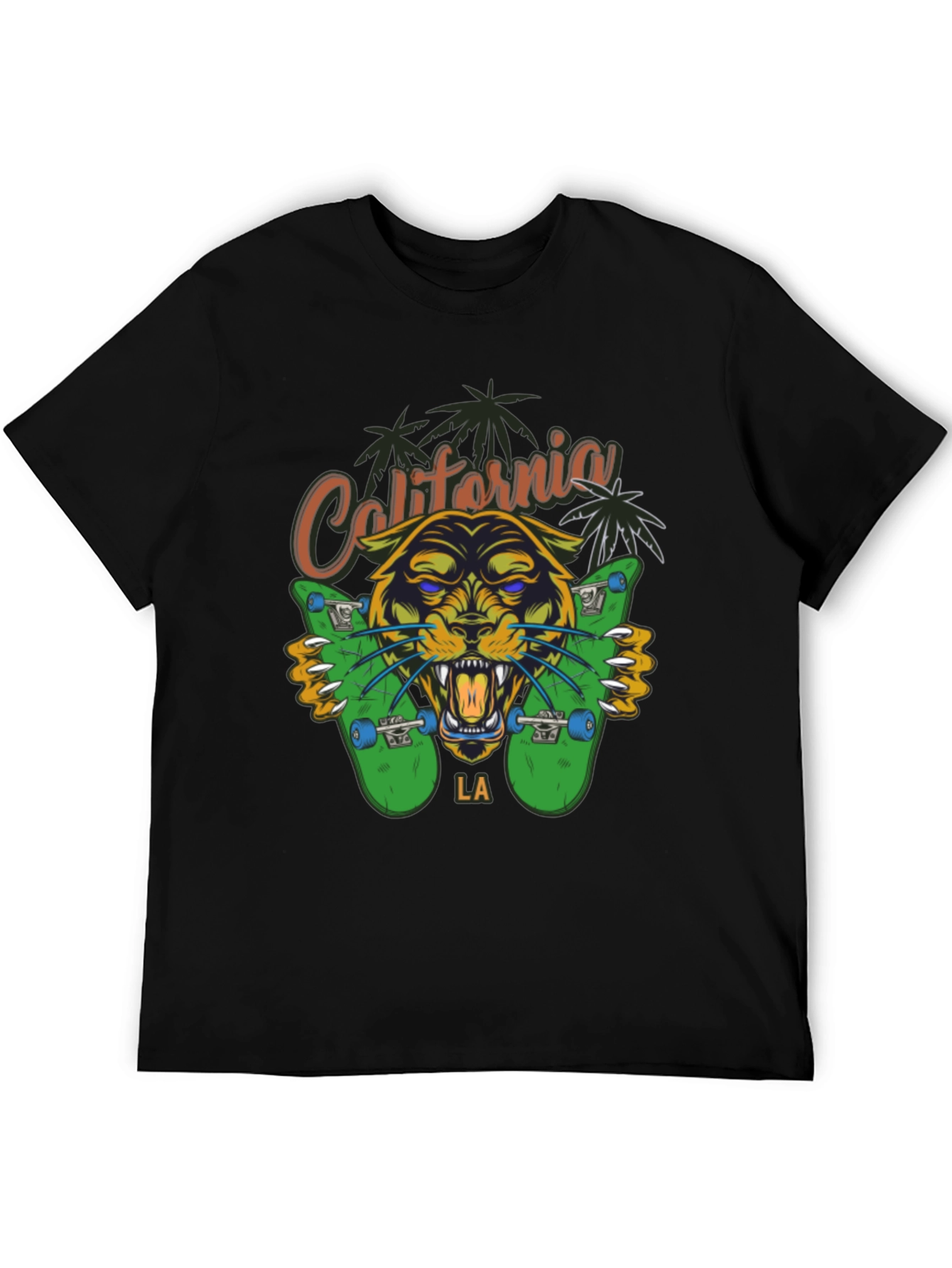 California LA Panther Skateboard T-Shirt