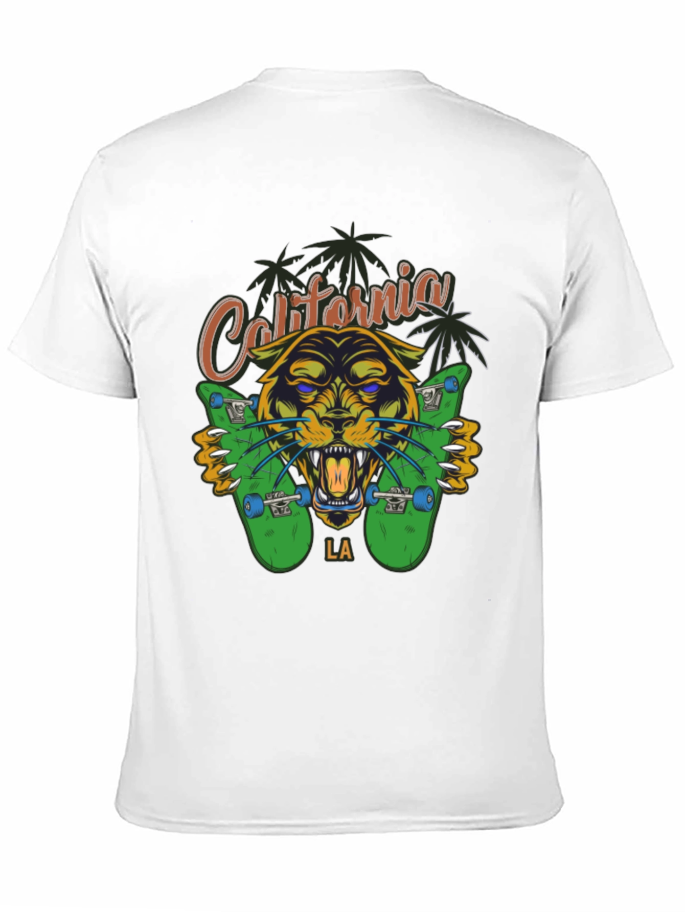 California LA Panther Skateboard T-Shirt