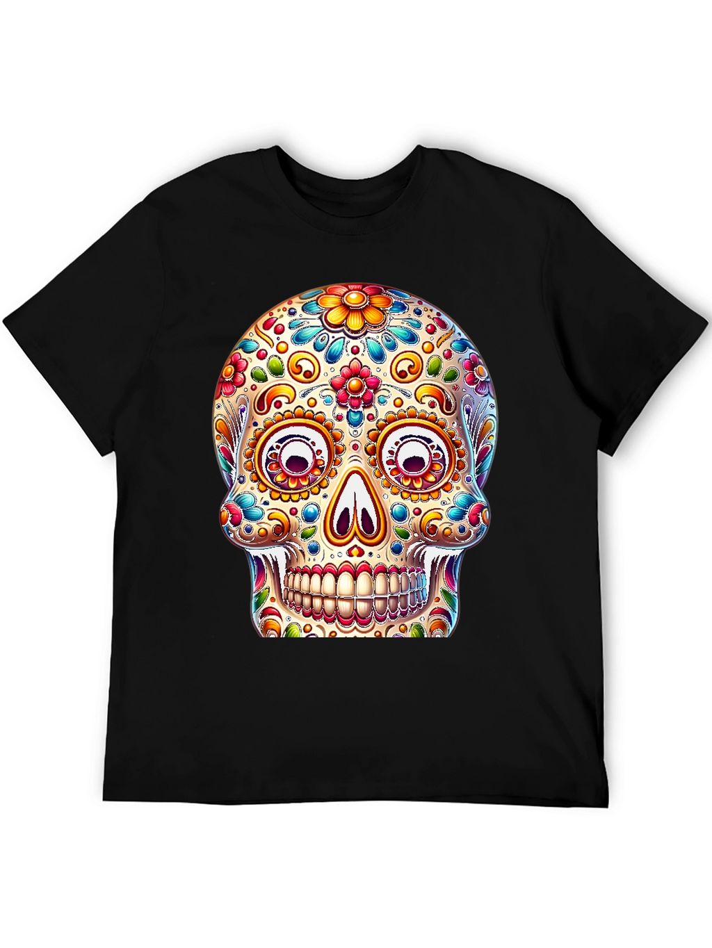 Sugar Skull Black T-Shirt