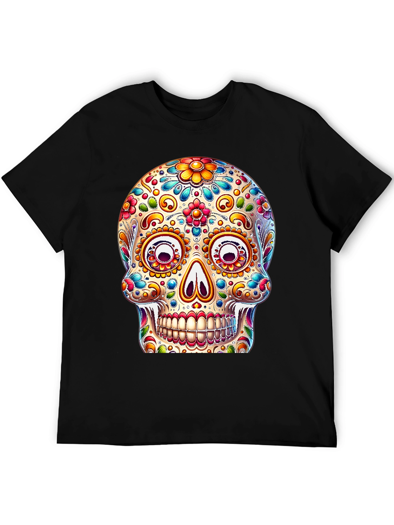 Sugar Skull Black T-Shirt