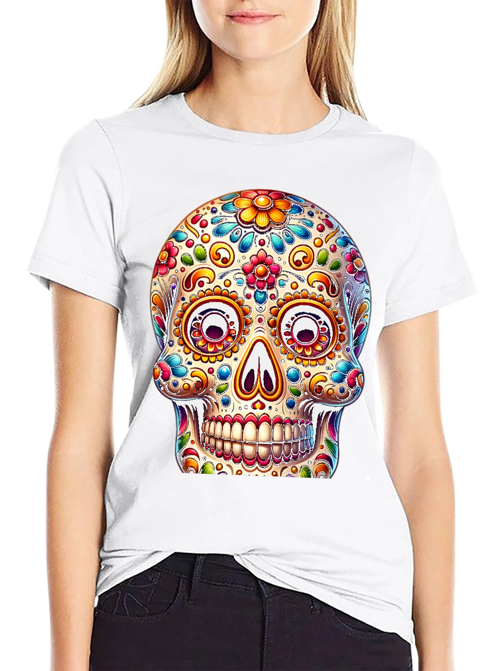 Sugar Skull Black T-Shirt