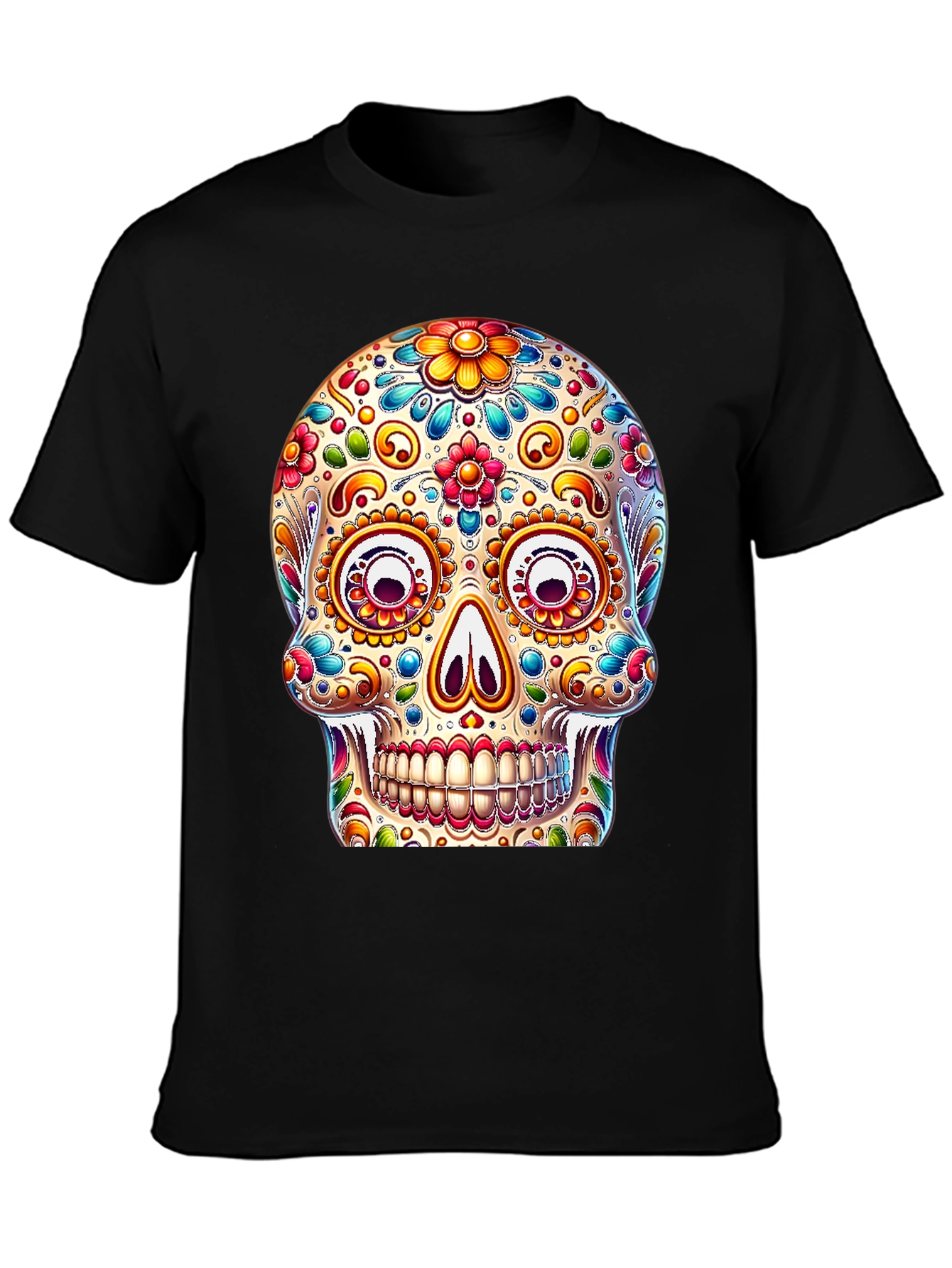 Sugar Skull Black T-Shirt