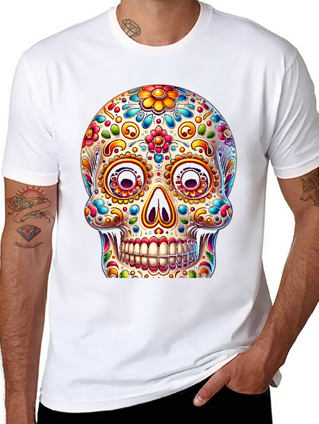 Sugar Skull Black T-Shirt