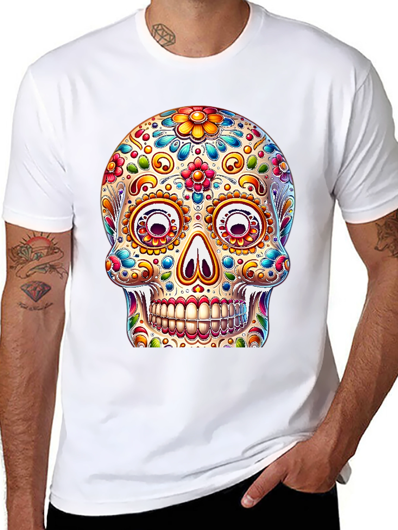 Sugar Skull Black T-Shirt