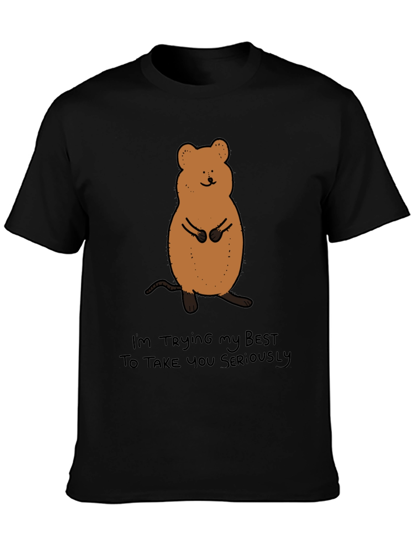 Funny Quokka T-Shirt - Im Trying My Best