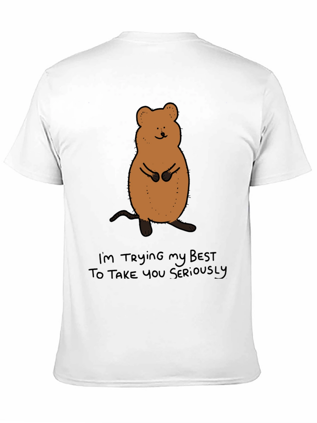 Funny Quokka T-Shirt - Im Trying My Best
