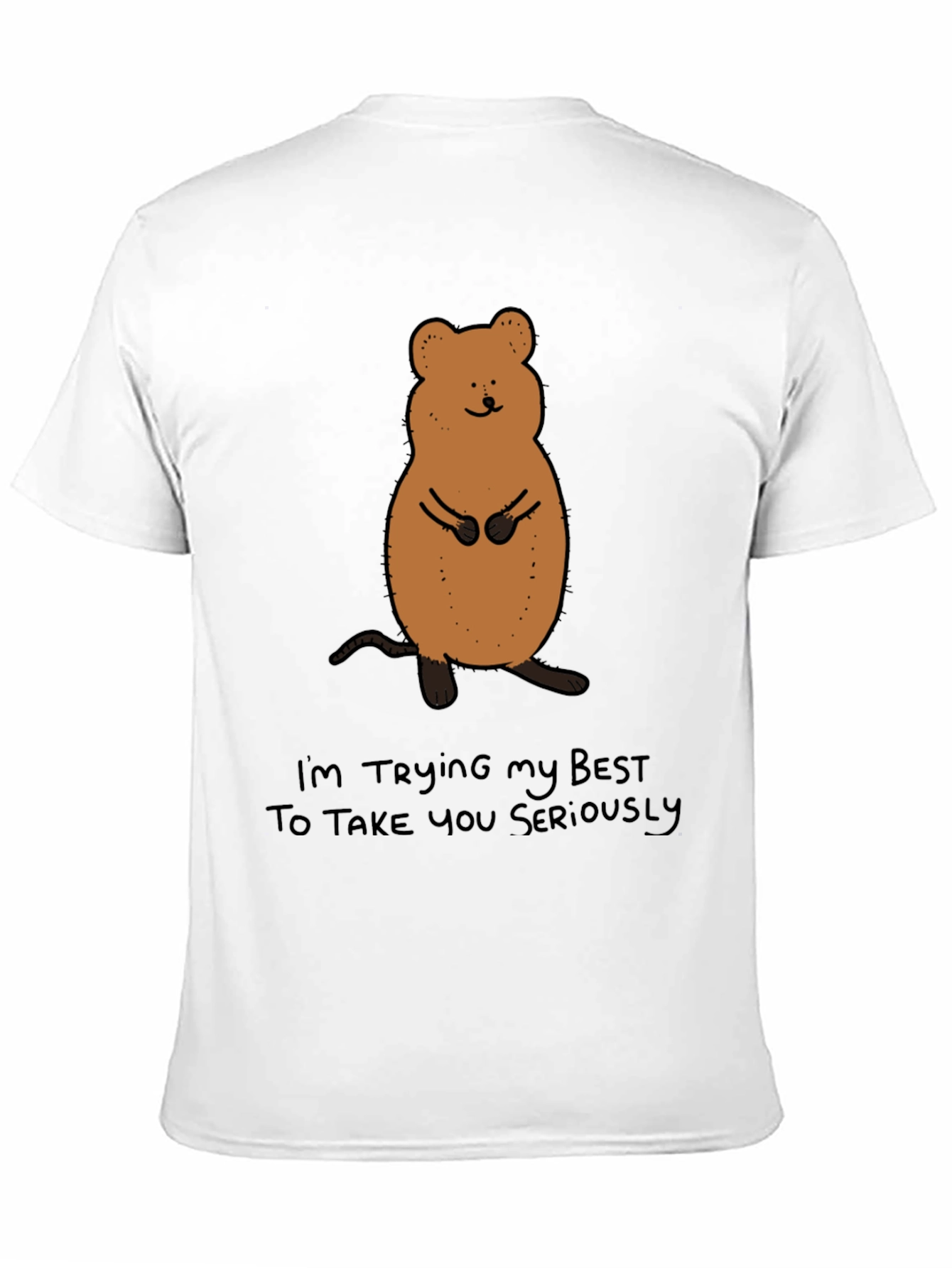 Funny Quokka T-Shirt - Im Trying My Best