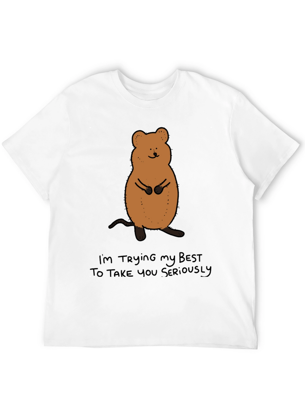 Funny Quokka T-Shirt - Im Trying My Best