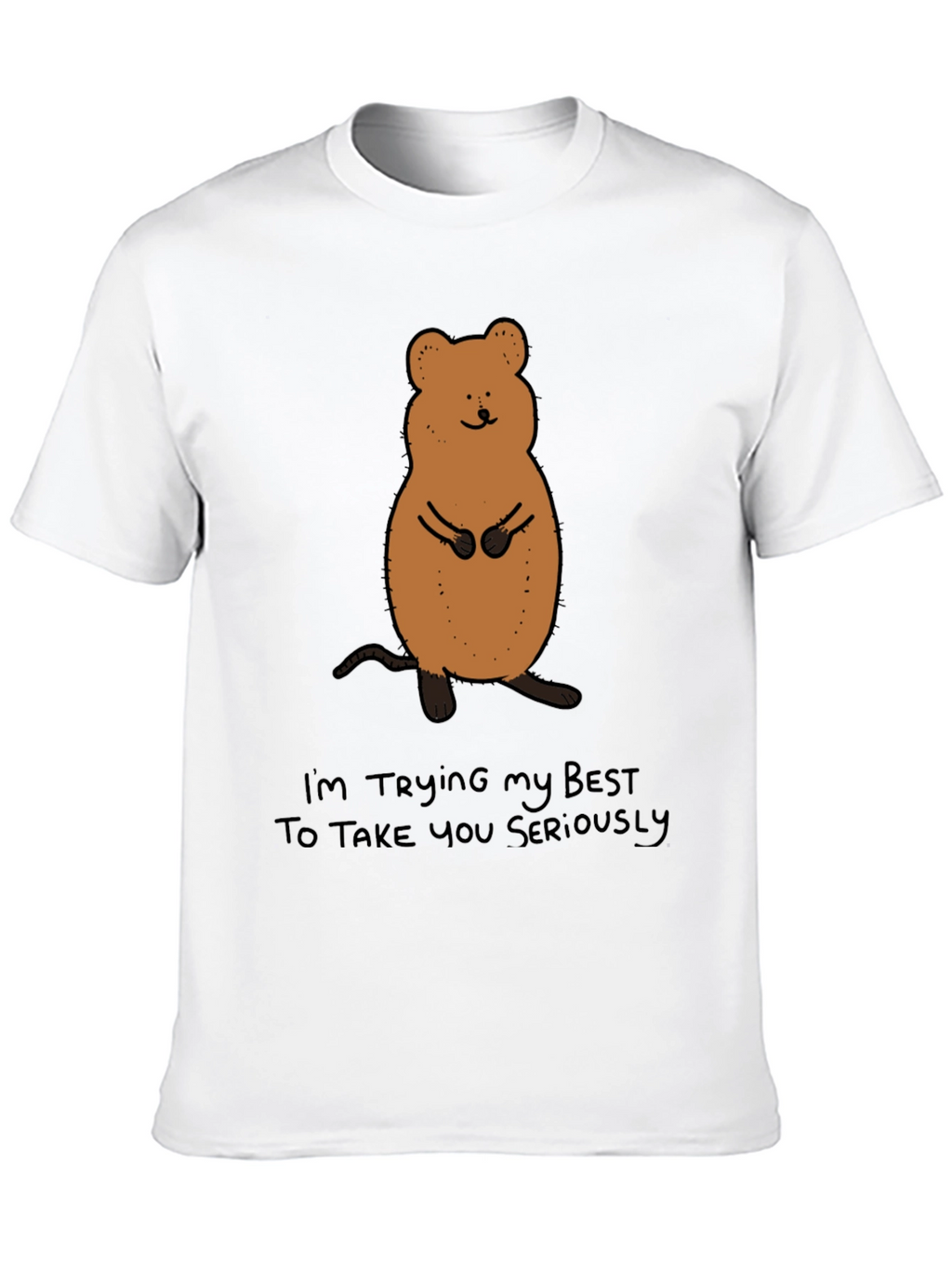 Funny Quokka T-Shirt - Im Trying My Best