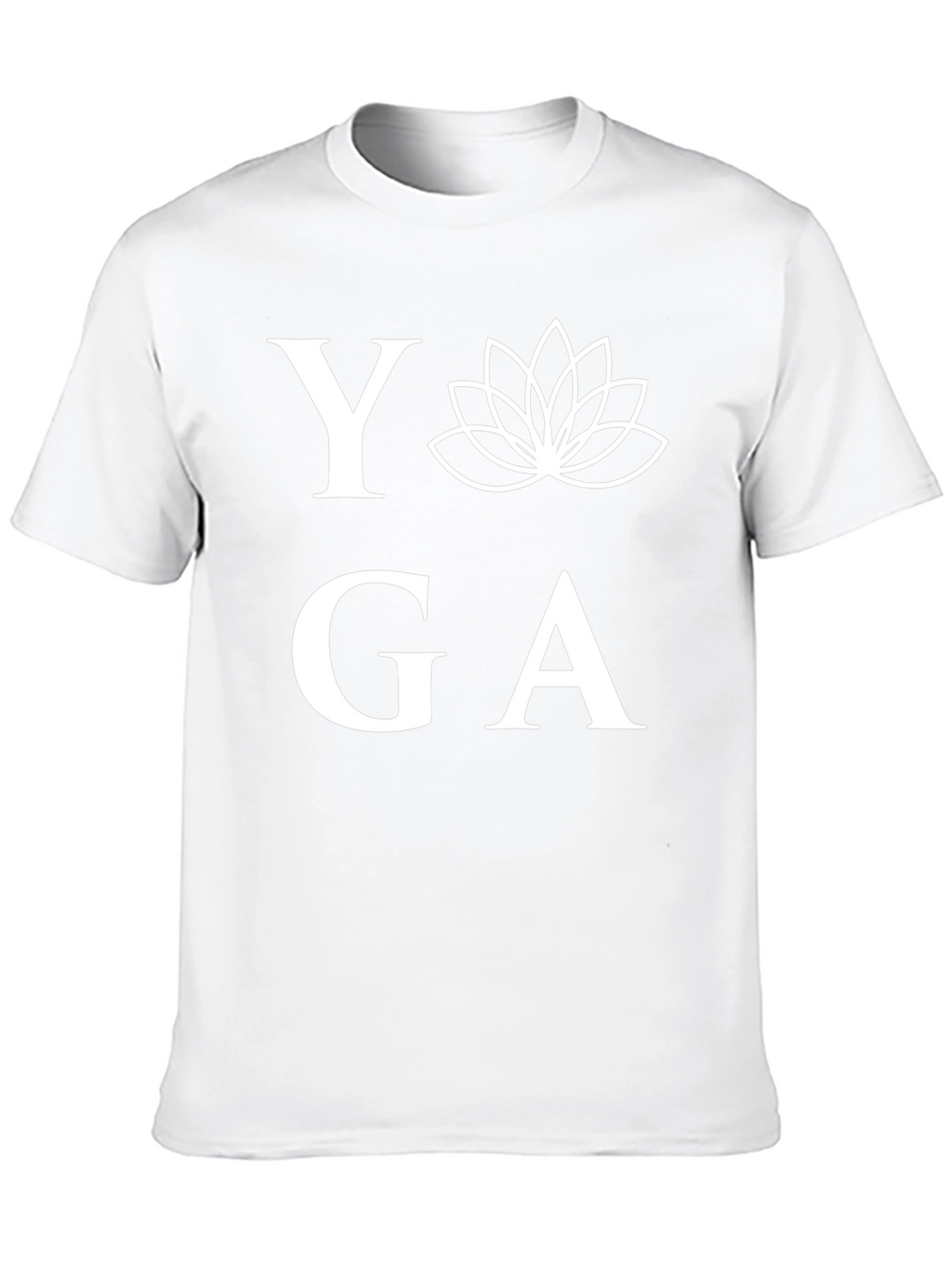Yoga Lotus Black T-Shirt - Relax & Unwind
