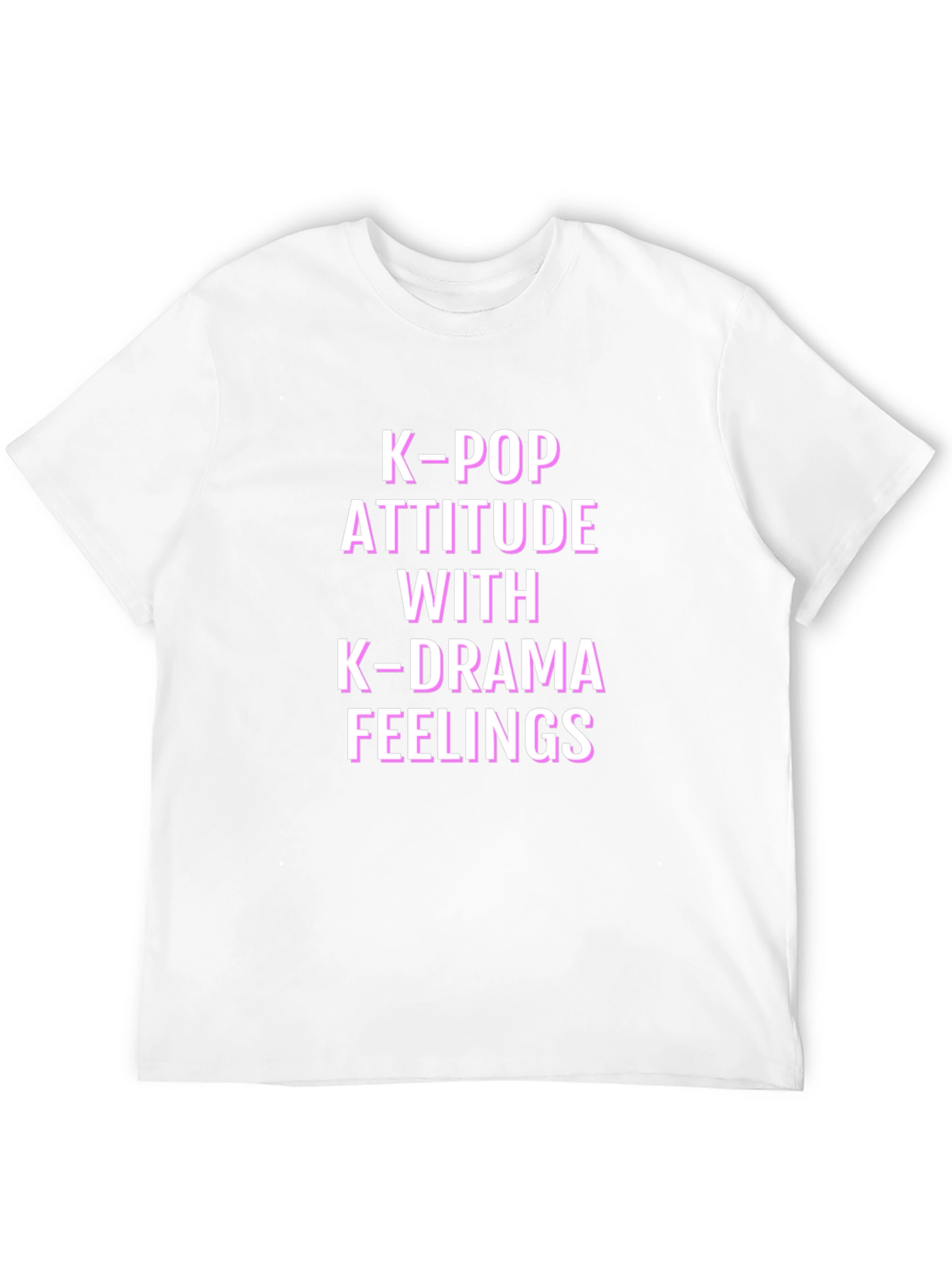 K-Pop Attitude K-Drama Feelings Graphic T-Shirt