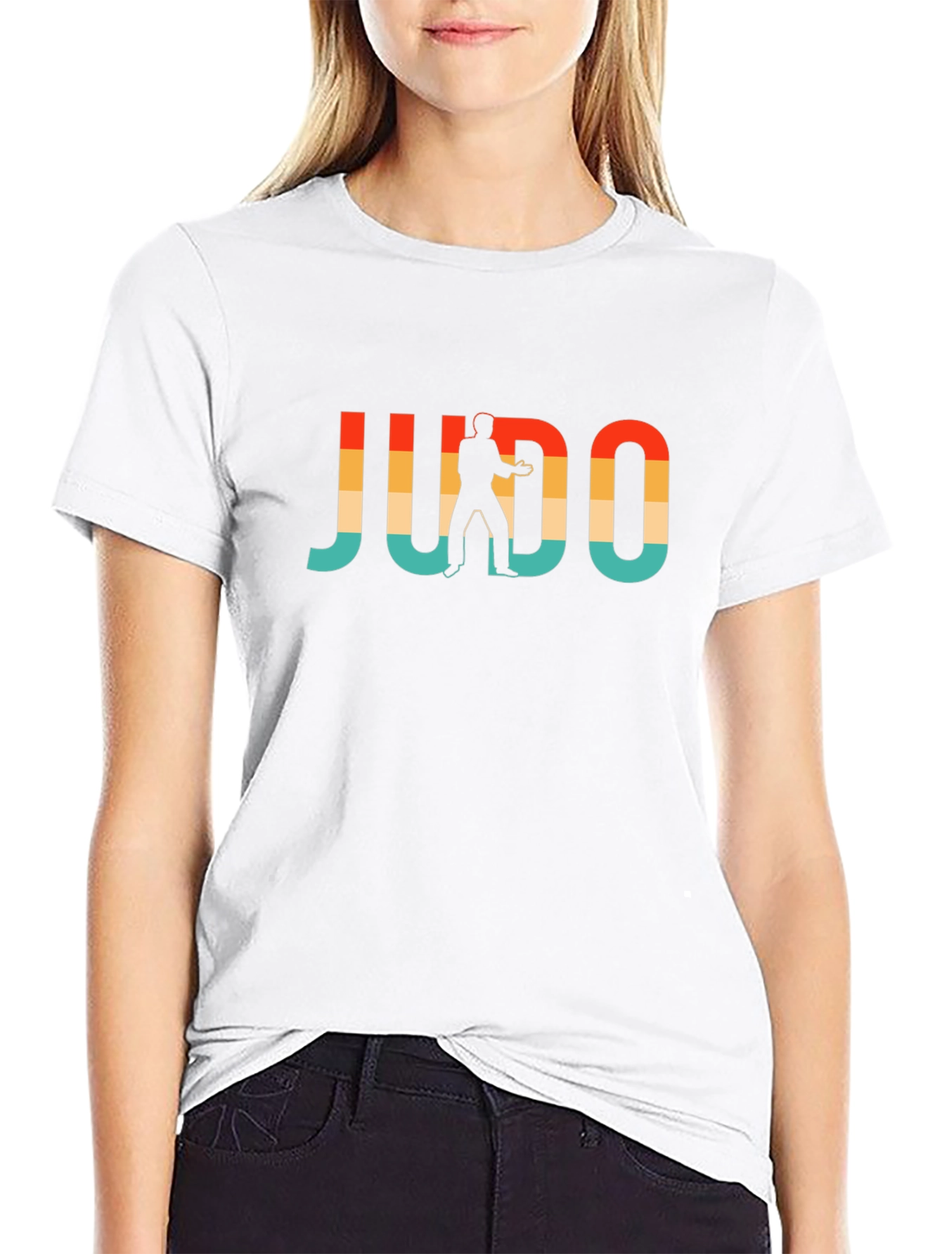 Judo Graphic T-Shirt - Retro Style Martial Arts Tee