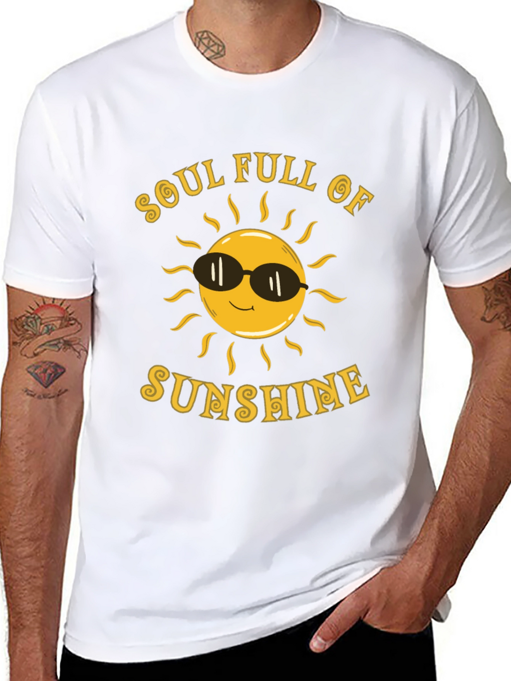 Soul Full of Sunshine Graphic Tee - Black