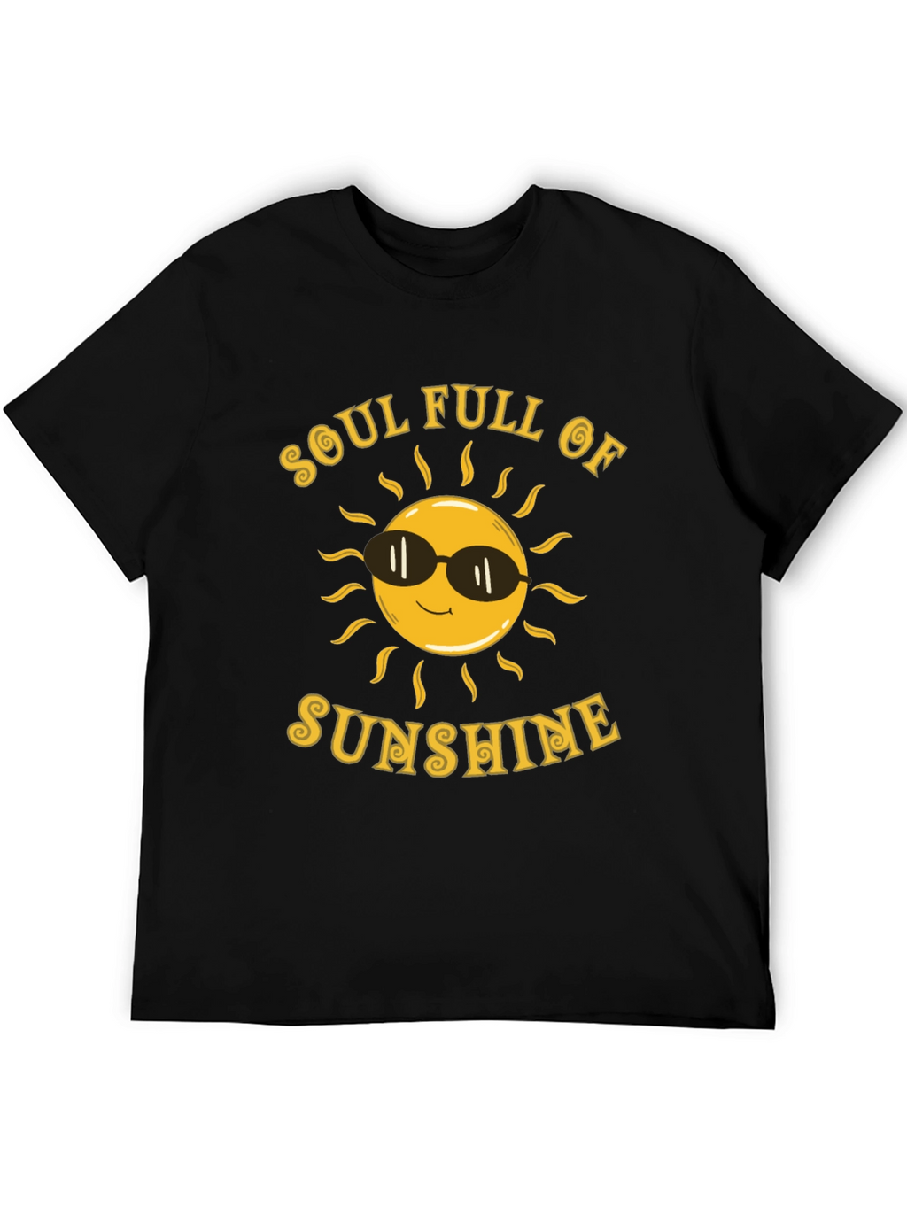 Soul Full of Sunshine Graphic Tee - Black