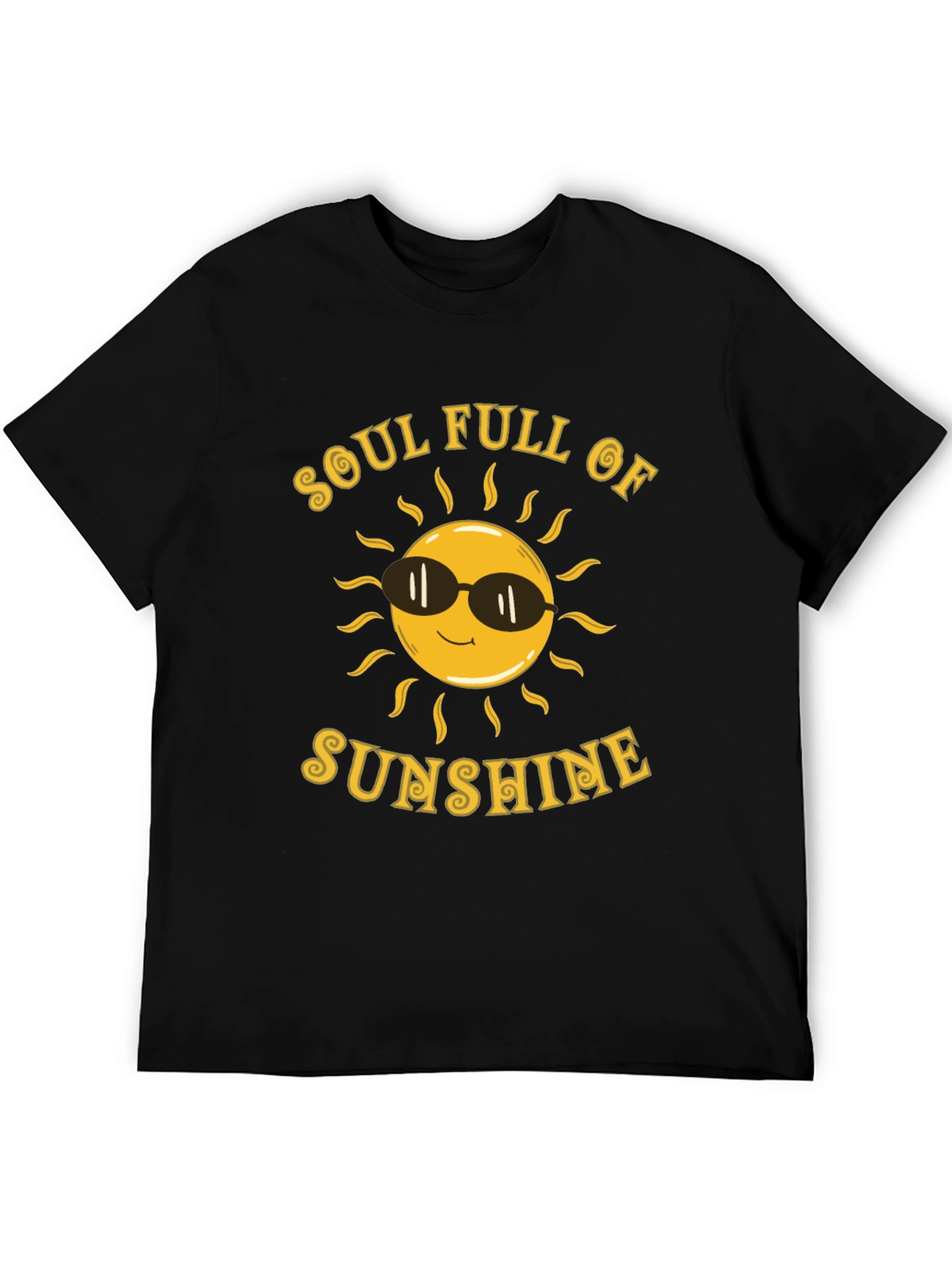 Soul Full of Sunshine Graphic Tee - Black