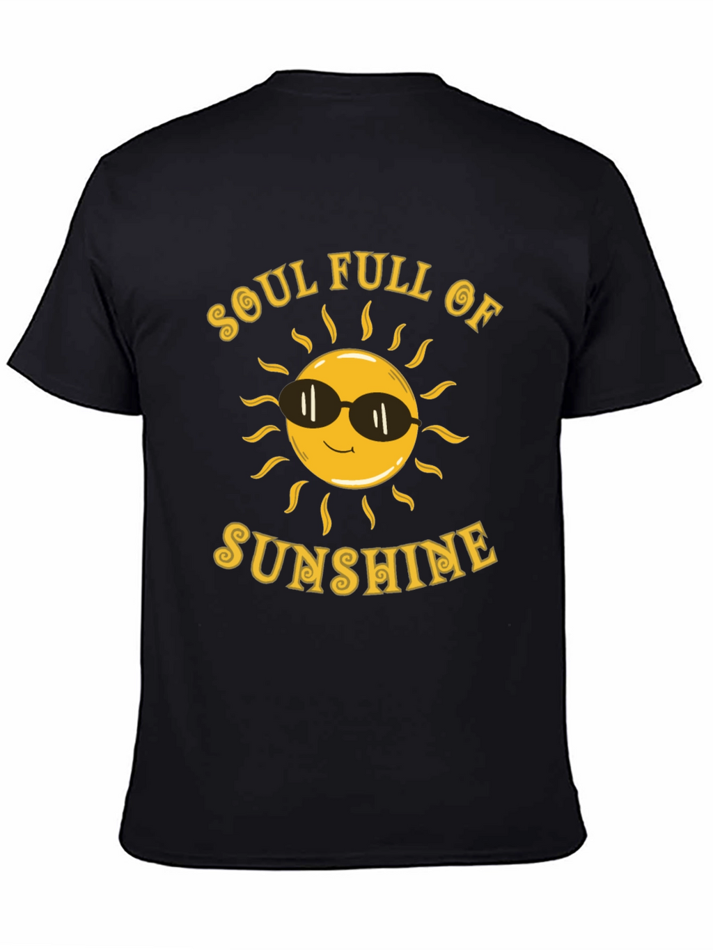 Soul Full of Sunshine Graphic Tee - Black