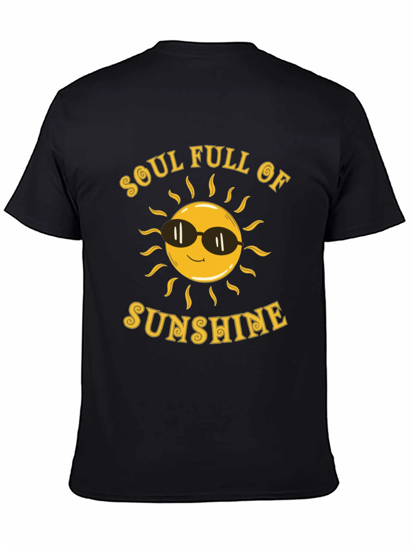Soul Full of Sunshine Graphic Tee - Black
