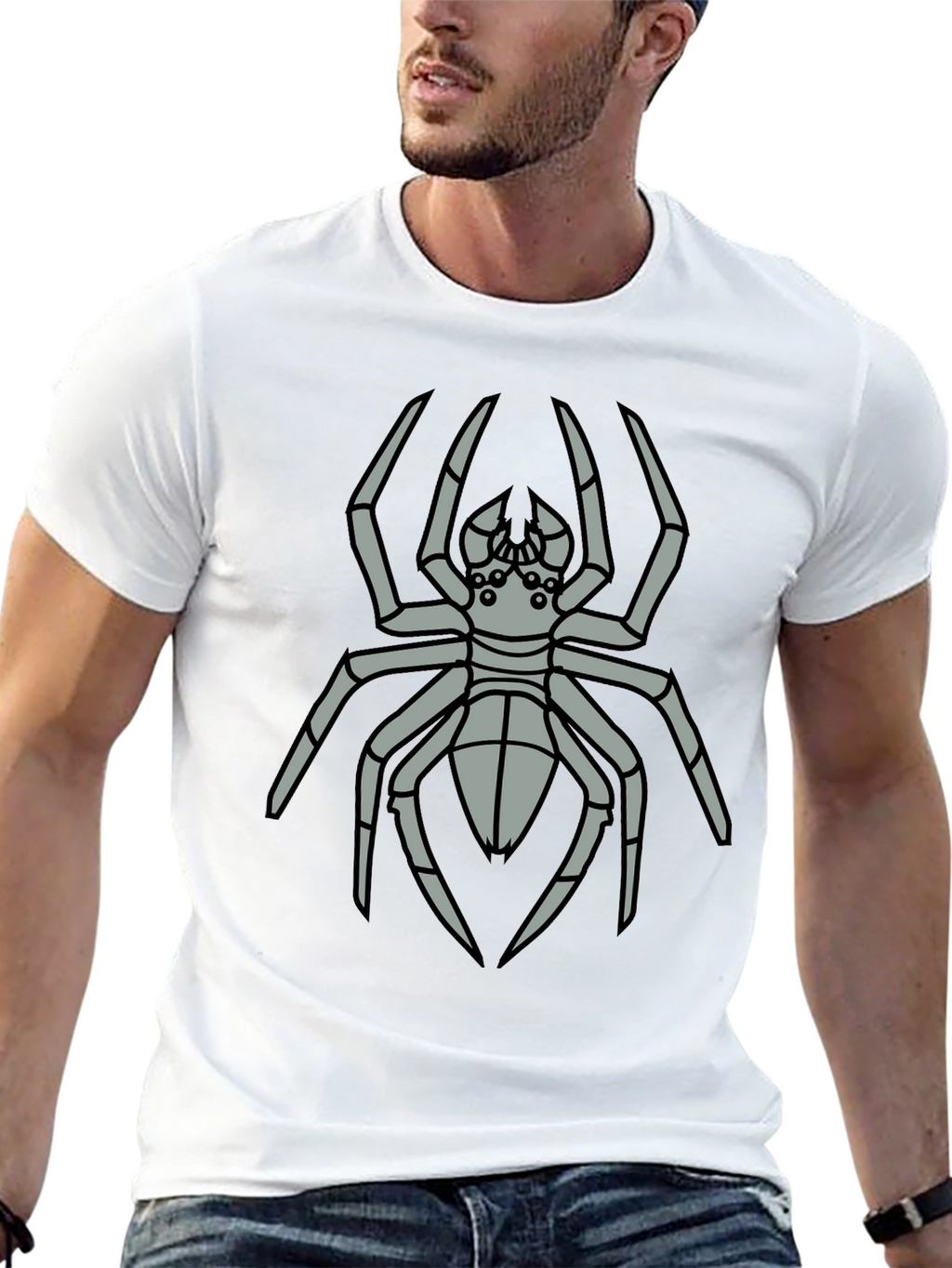 Spider Graphic Tee - Mens Black T-Shirt