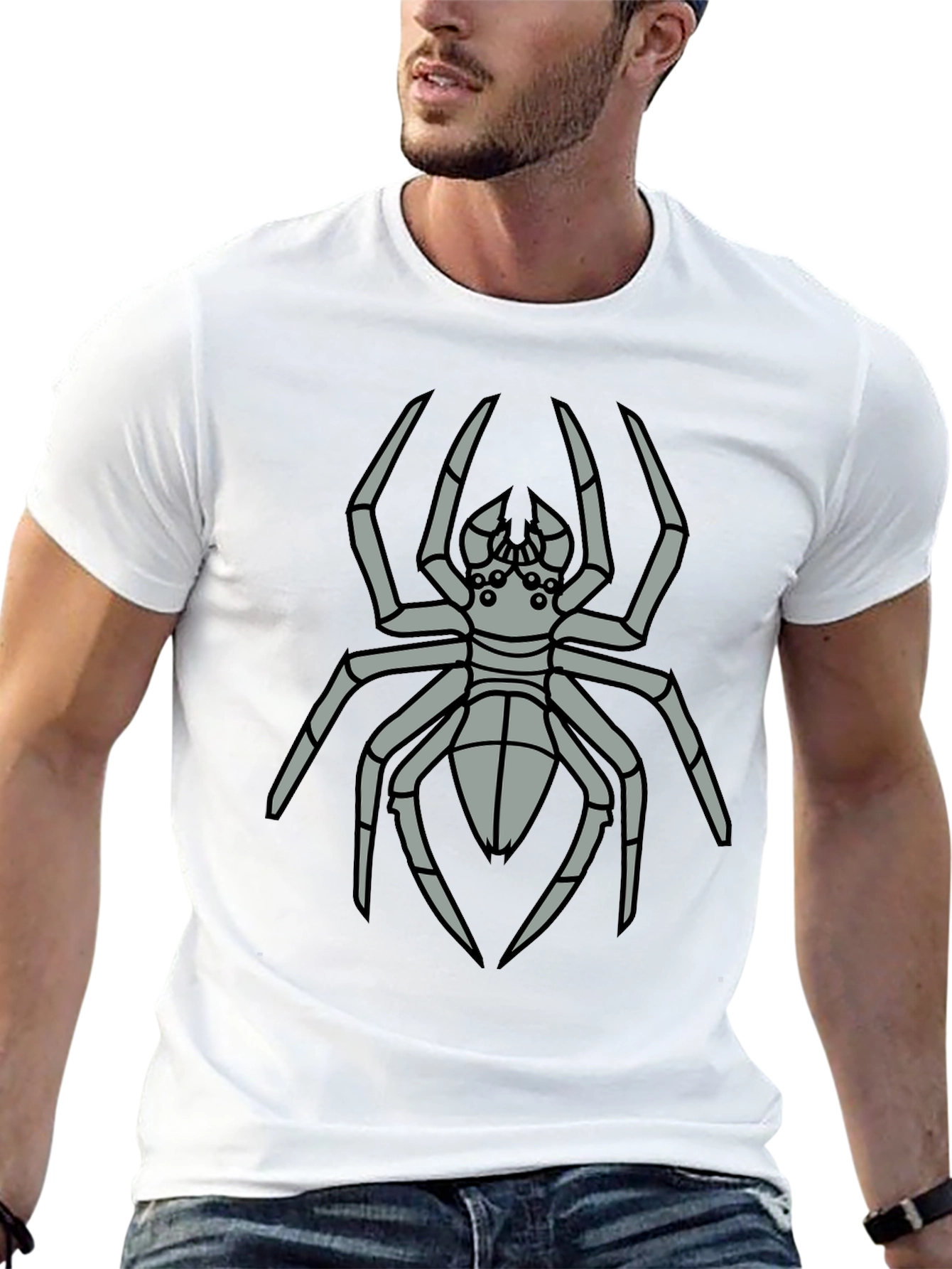 Spider Graphic Tee - Mens Black T-Shirt