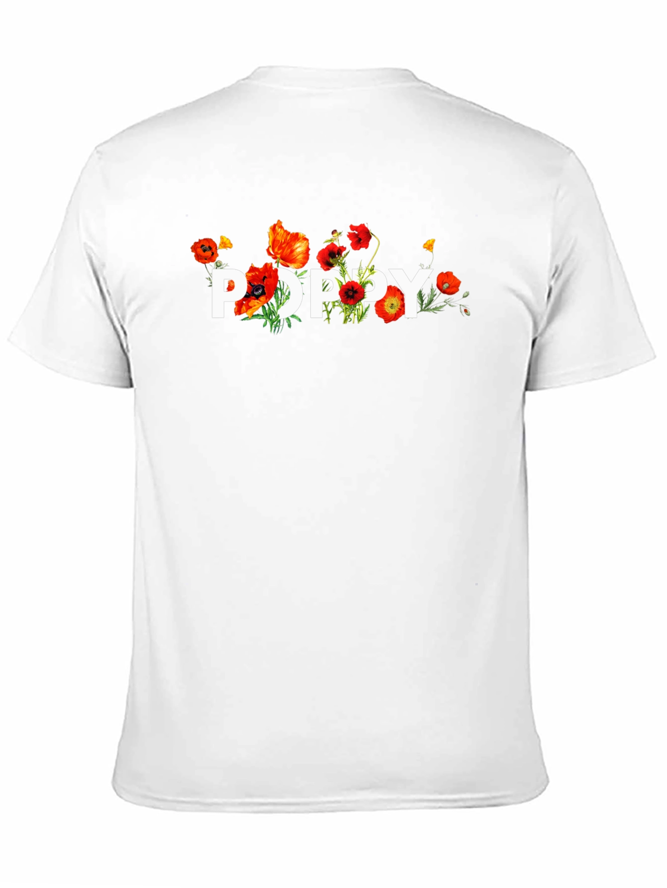 Floral Poppy T-Shirt - Stylish Graphic Tee